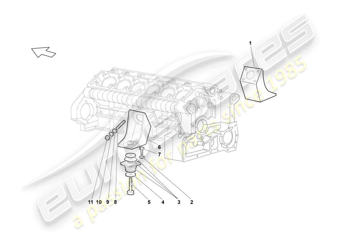 lamborghini reventon roadster securing parts for engine part diagram