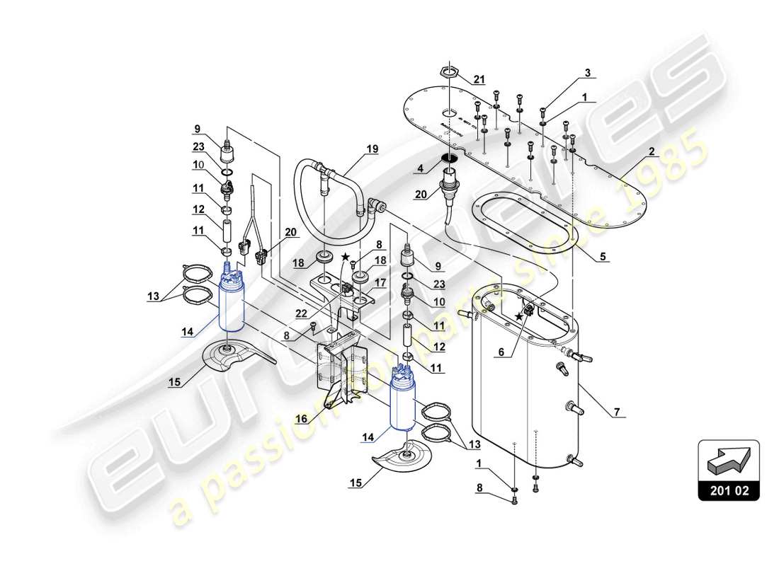 part diagram containing part number 4sa201321a