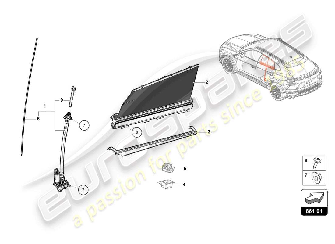 part diagram containing part number 4ml861989