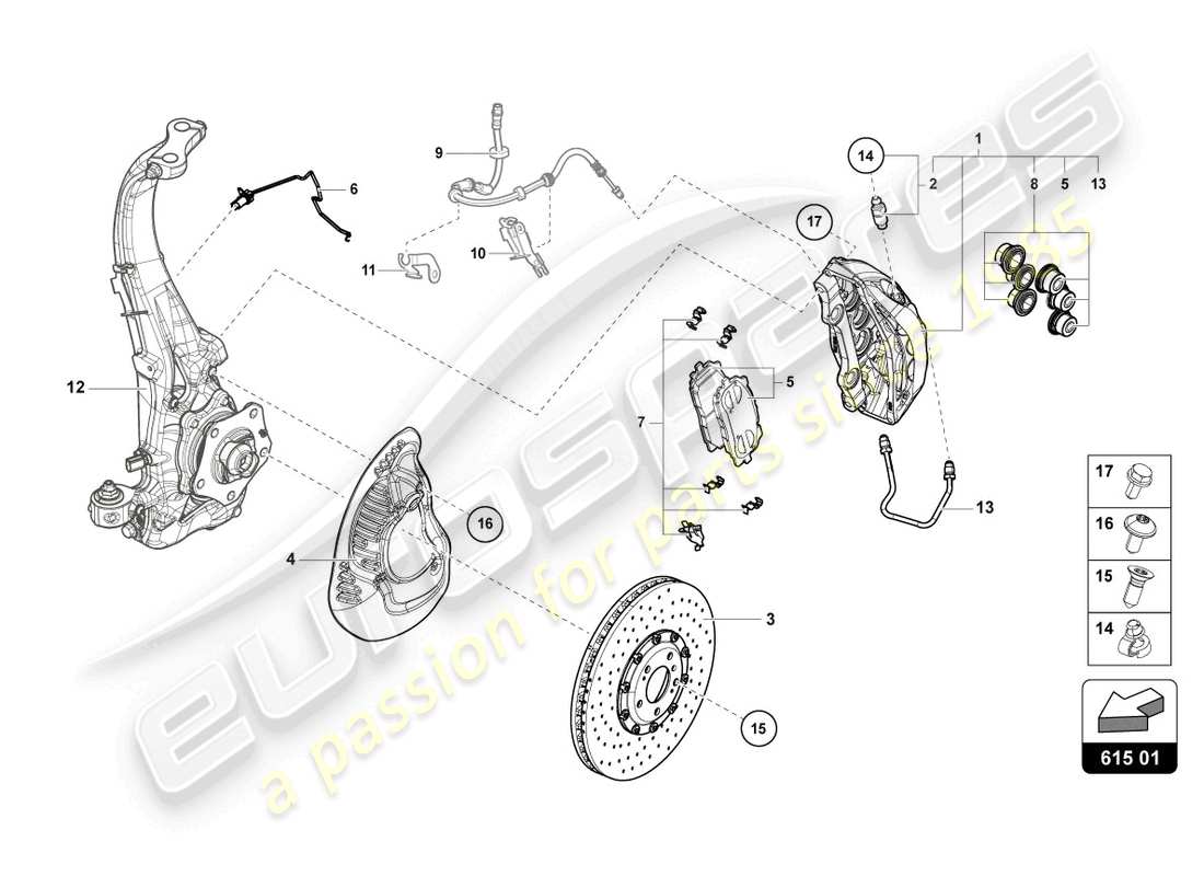 part diagram containing part number 4m0615105eq