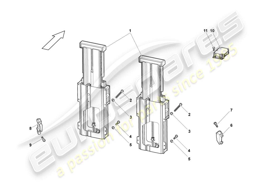 lamborghini reventon roadster overroll protection parts diagram