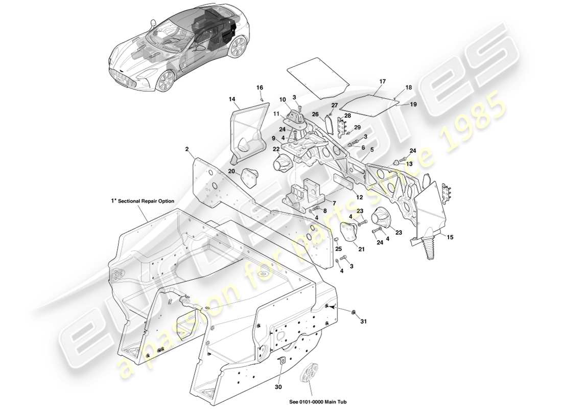 part diagram containing part number 55327-0596