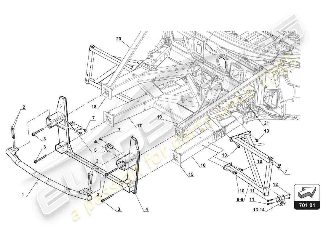 part diagram containing part number 4ta805921