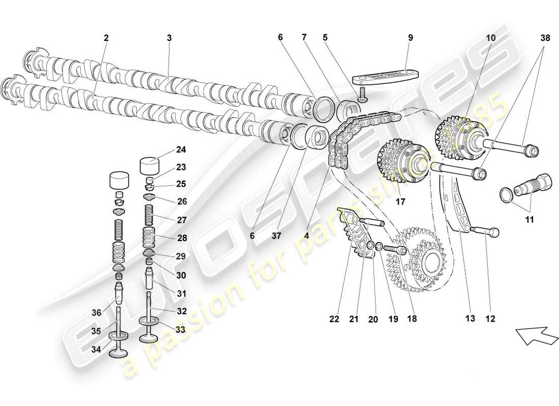 part diagram containing part number 07m109303l