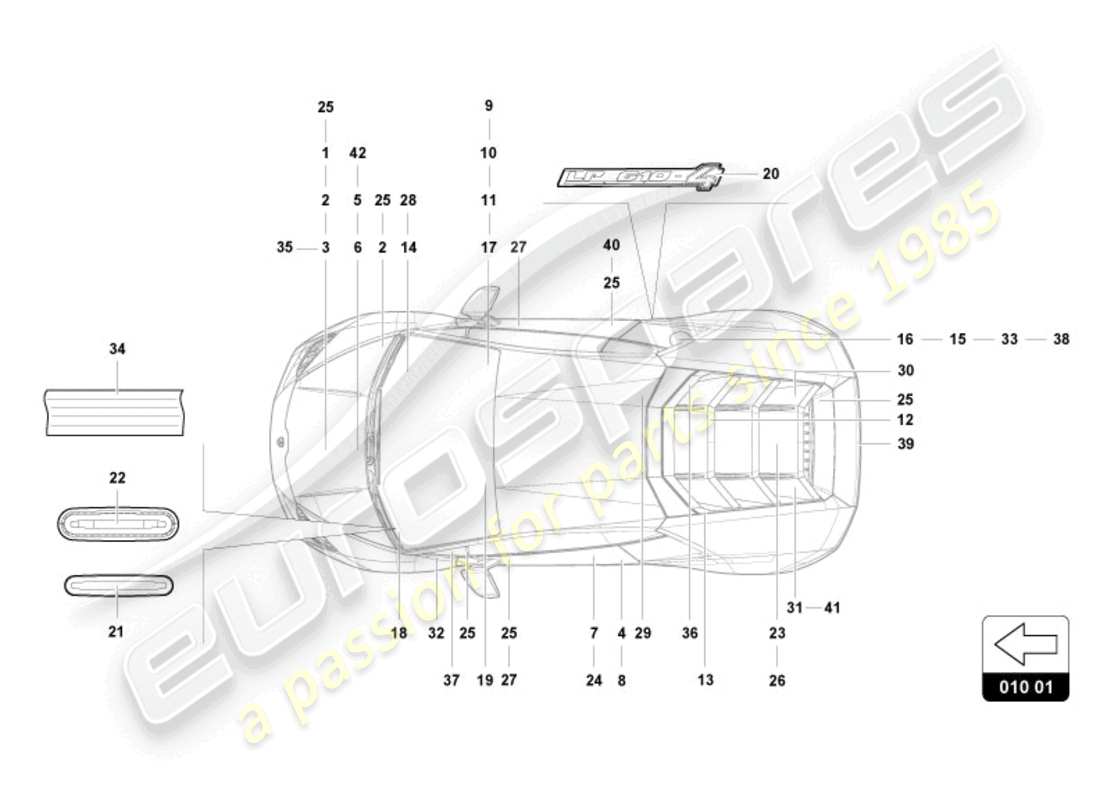 part diagram containing part number 4t0010508bs