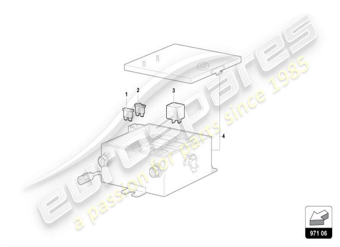 lamborghini diablo vt (1995) fuses parts diagram