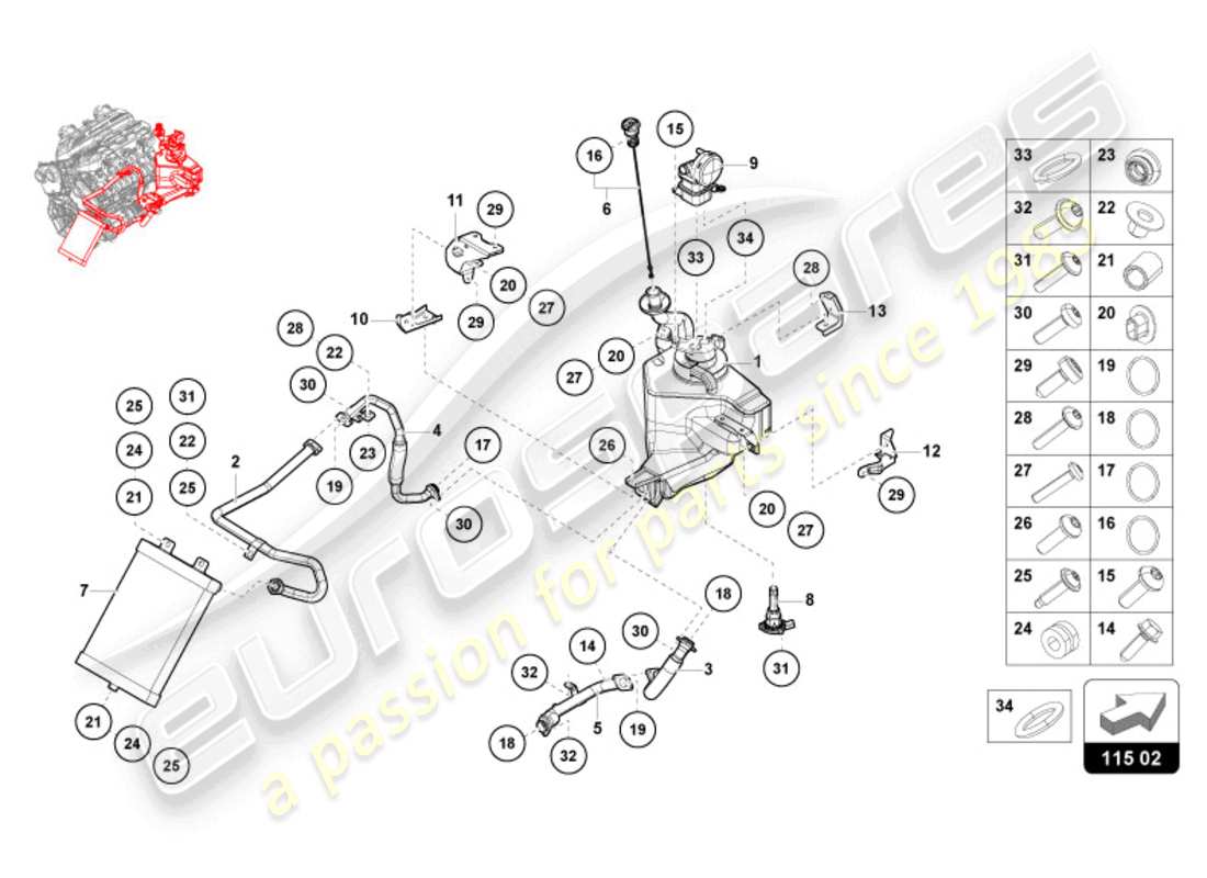 part diagram containing part number n91199401