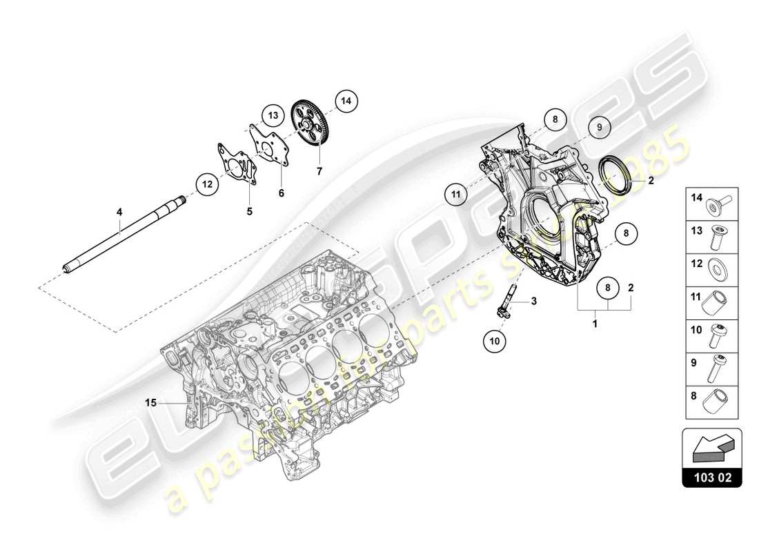 part diagram containing part number 06e103051j