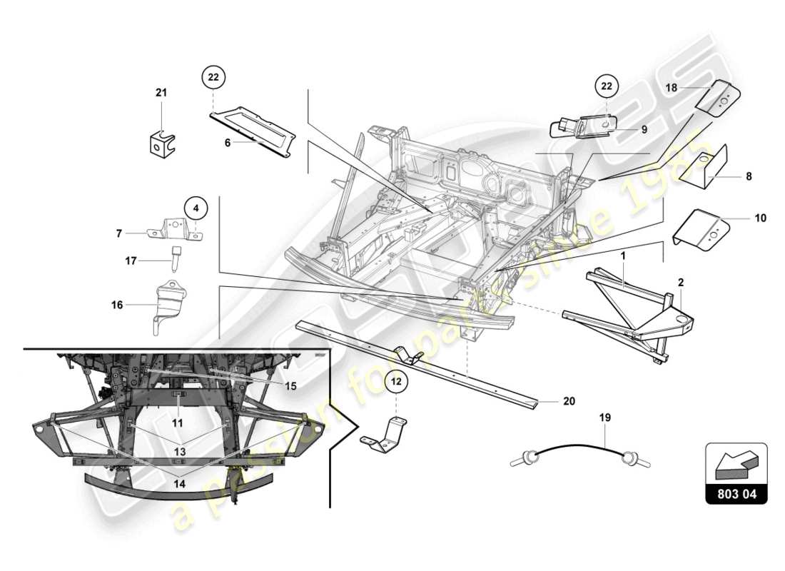part diagram containing part number 4ta898043e