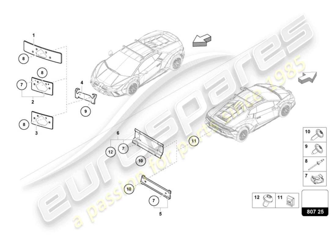 a part diagram from the lamborghini sterrato (2024) parts catalogue