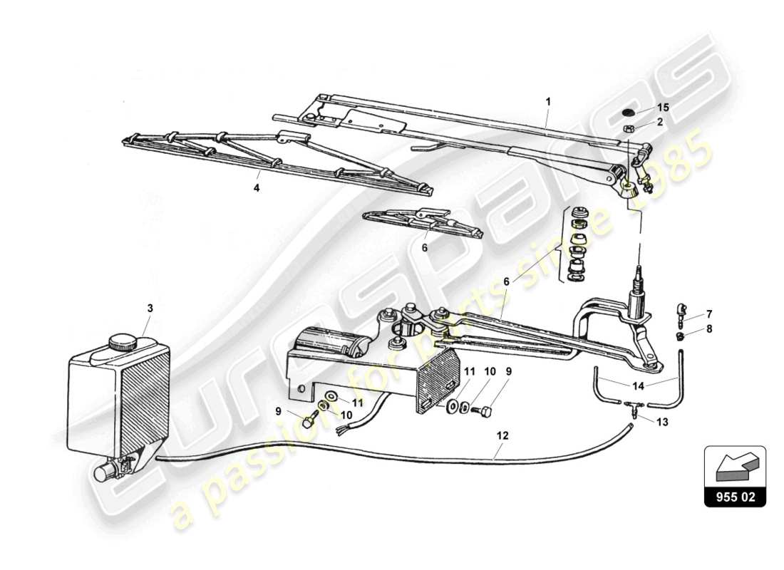 part diagram containing part number 006124382