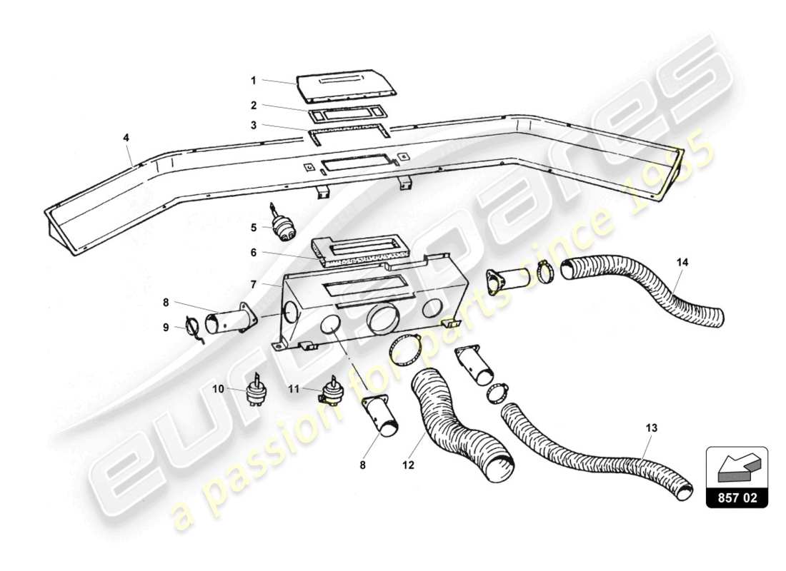 part diagram containing part number 007014233