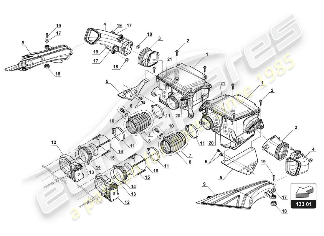 part diagram containing part number 4ta198131f