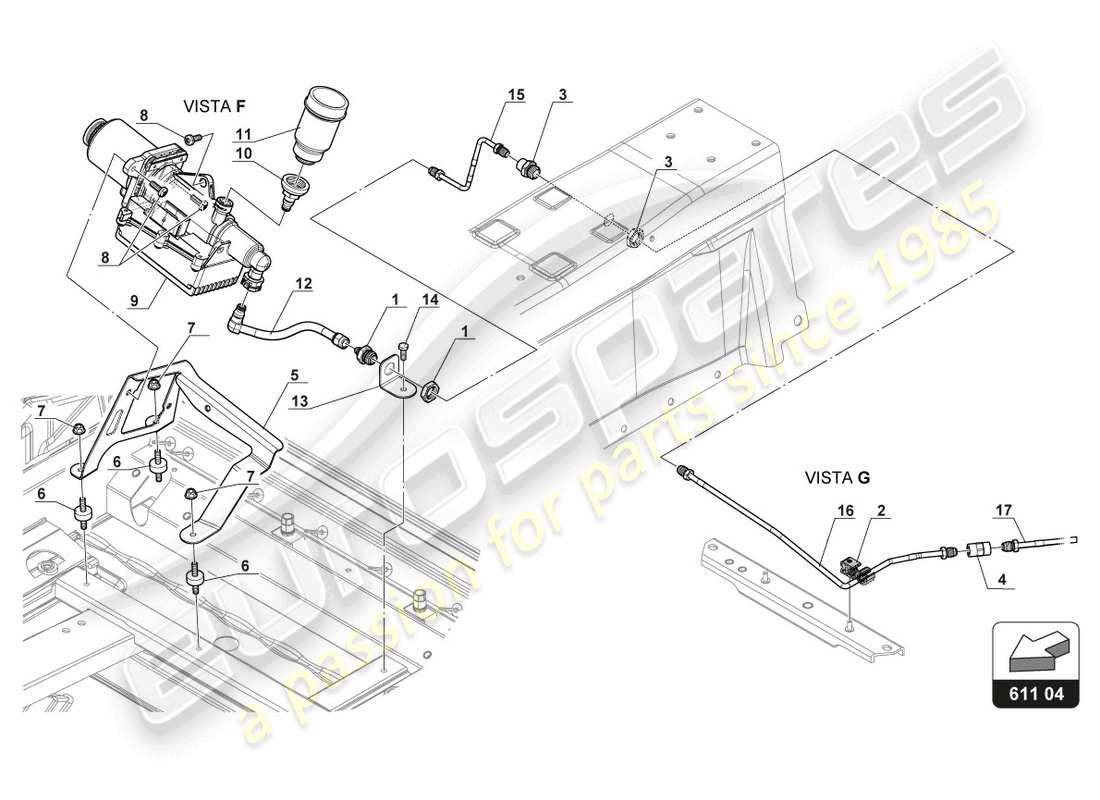part diagram containing part number 4ta721598