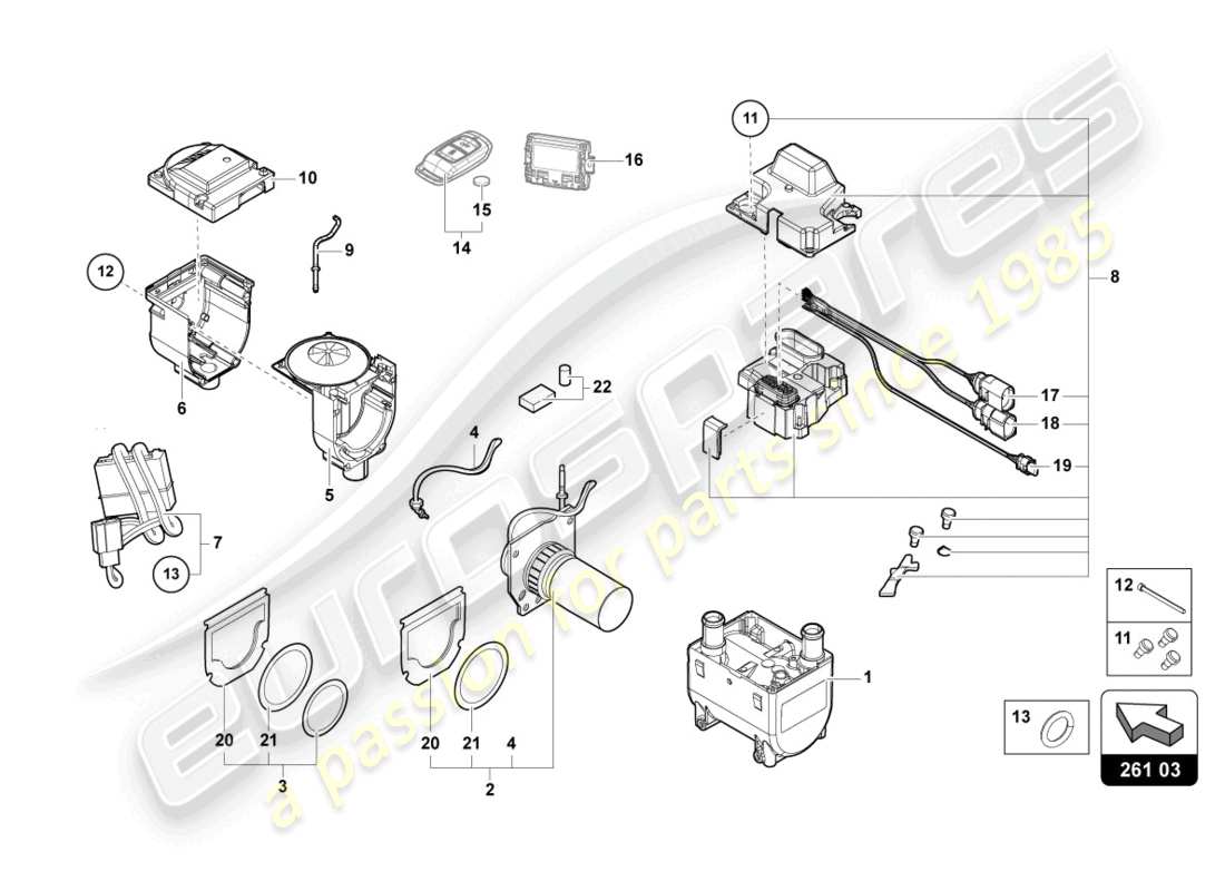 part diagram containing part number 4h0963031