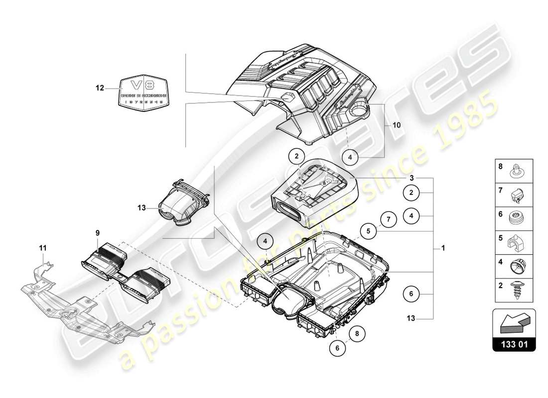 part diagram containing part number 4m0133567c