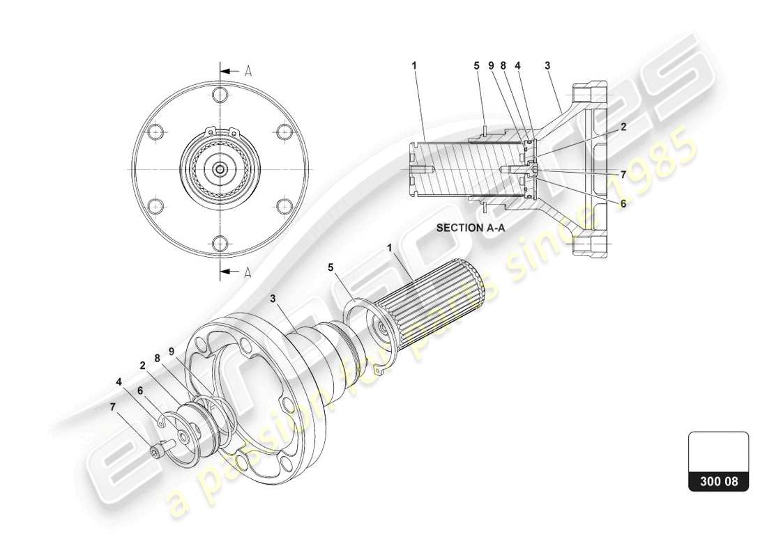 part diagram containing part number 4ta398941