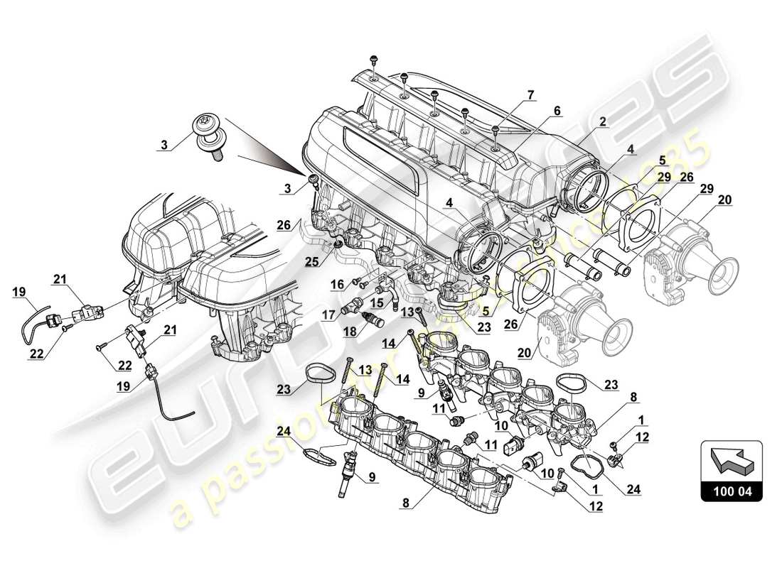 part diagram containing part number 07l129717g