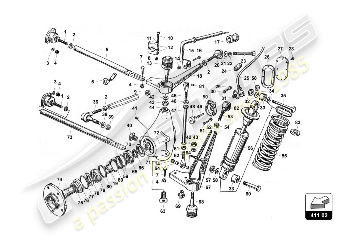 part diagram containing part number 008700419