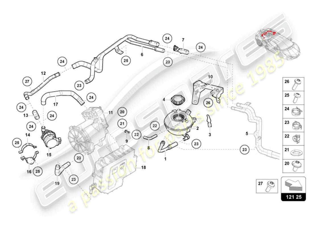 part diagram containing part number 5q0121407p