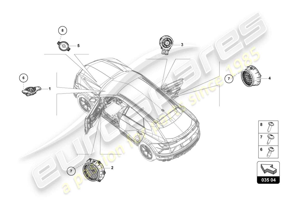 part diagram containing part number 4m8035415