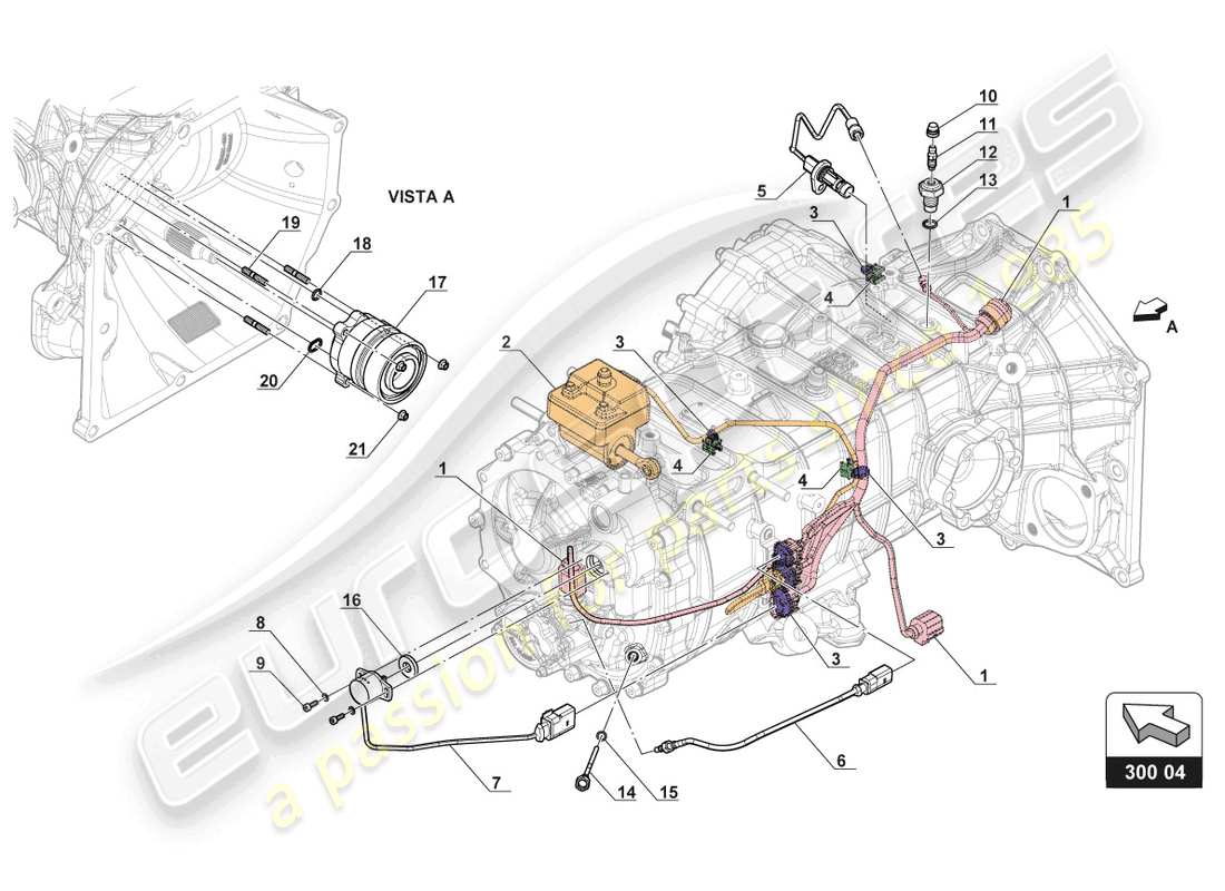 part diagram containing part number 4sa907601c