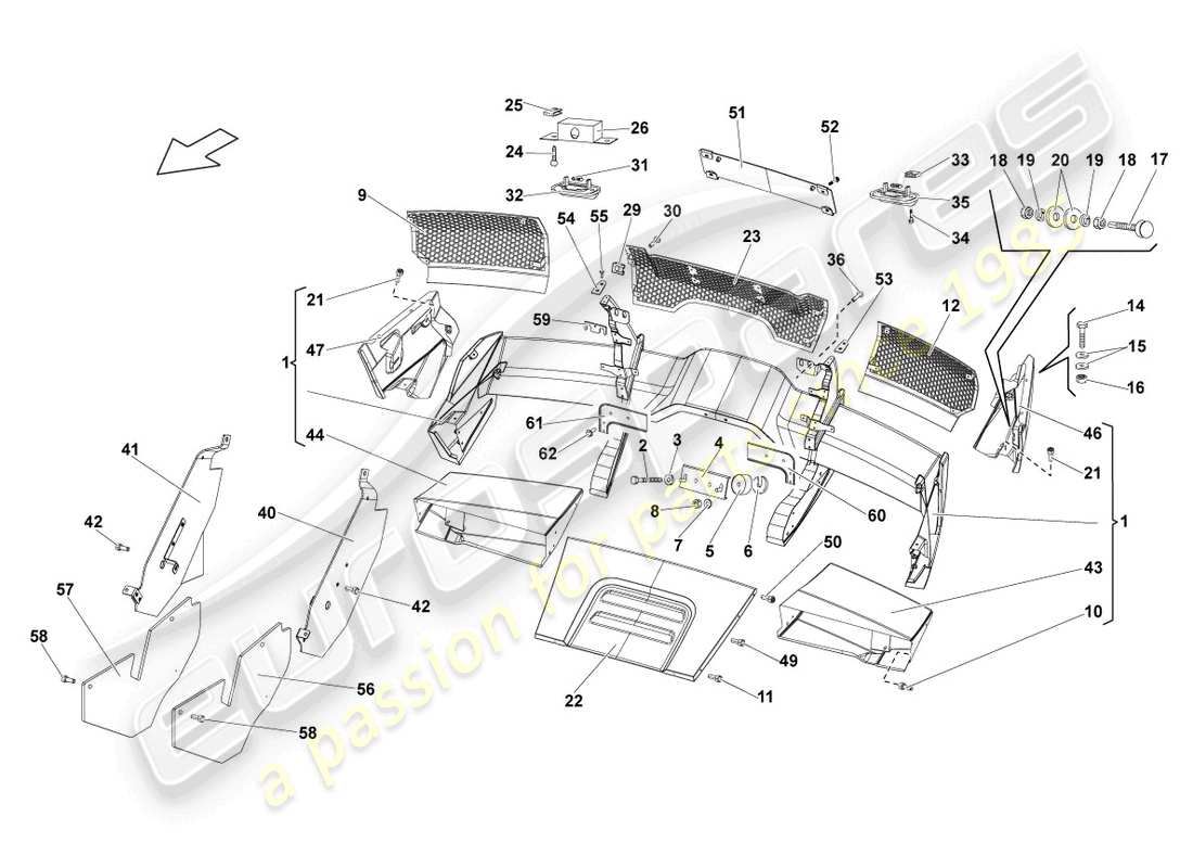 part diagram containing part number 429863247b