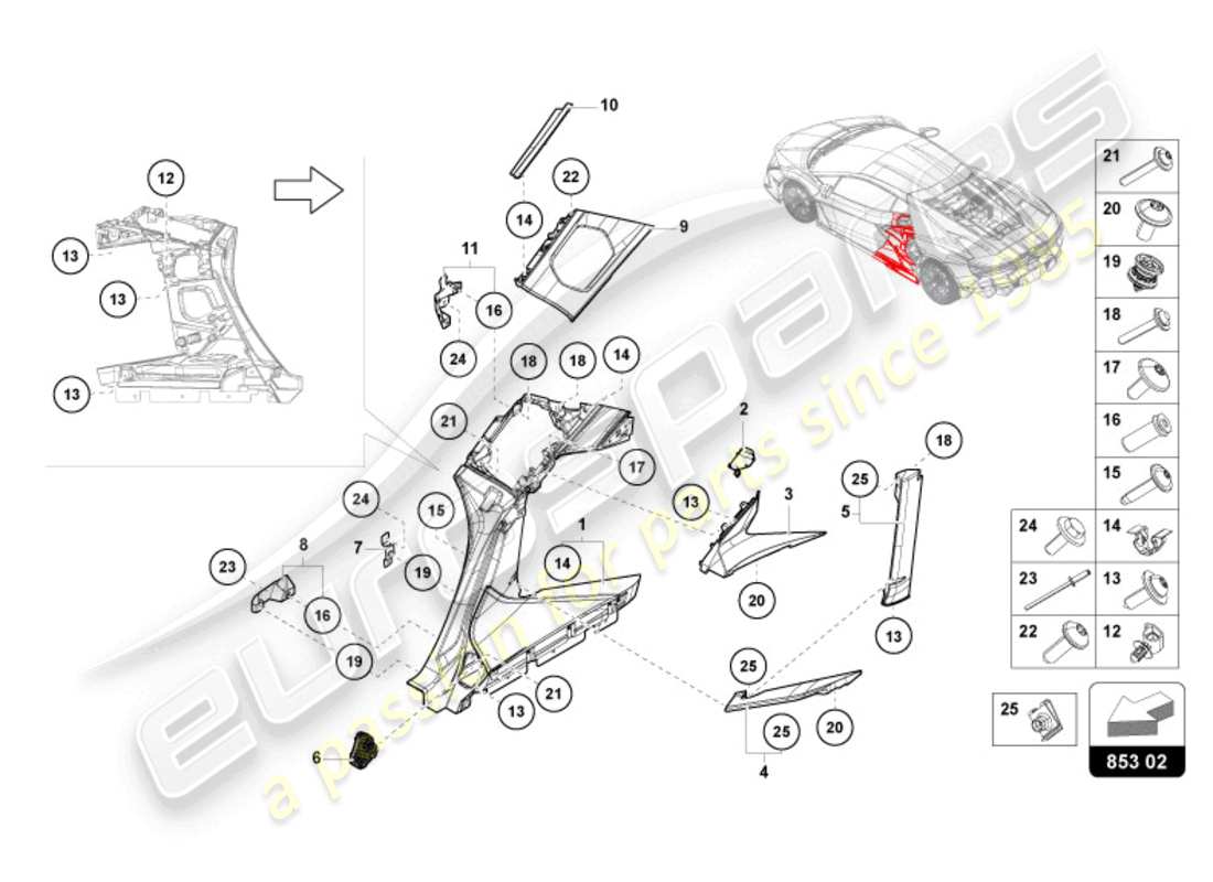 part diagram containing part number n10483102