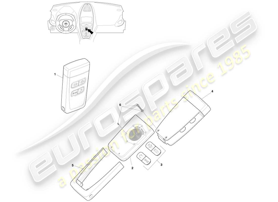 part diagram containing part number 8d33-19h479-aa