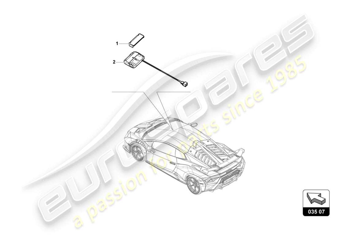 lamborghini 2024 (tecnica) for vehicles with telepass card system etc part diagram