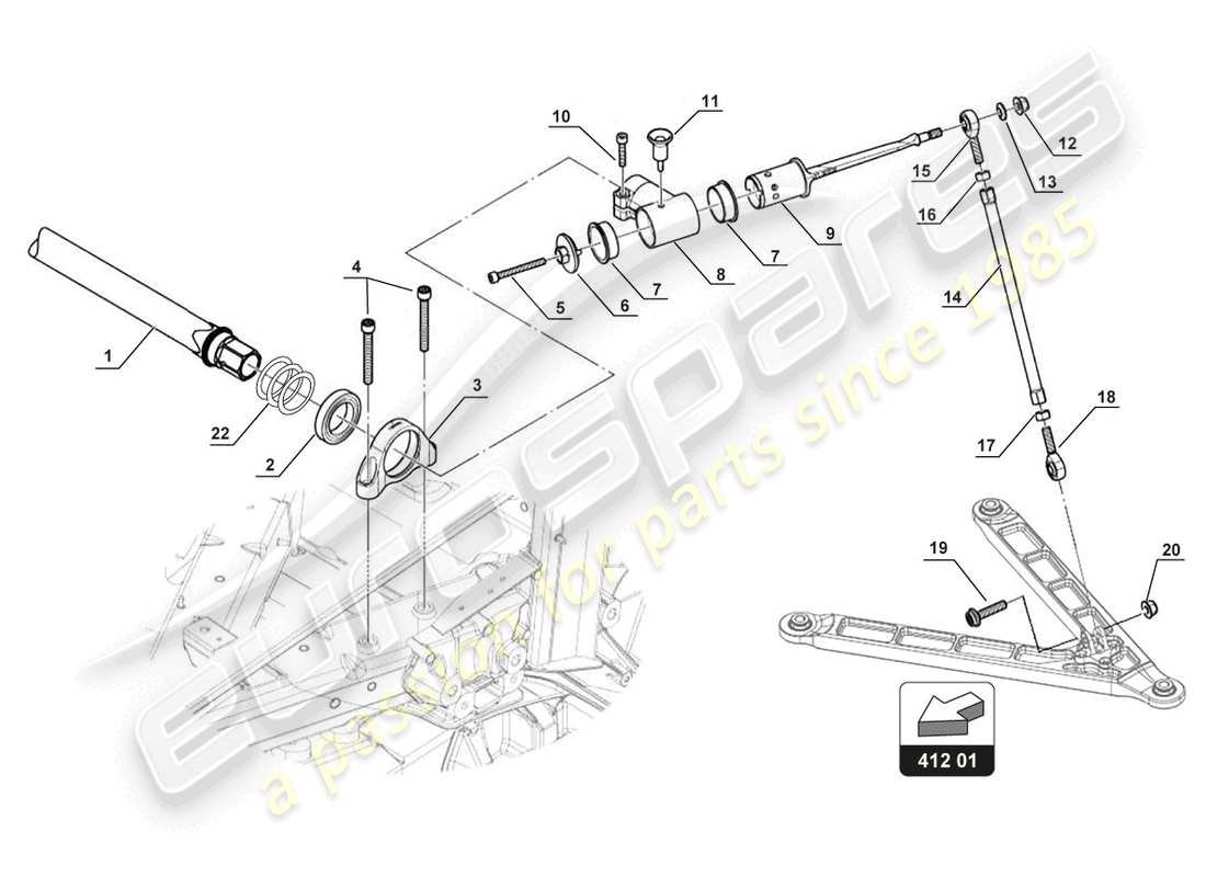 part diagram containing part number n10618601