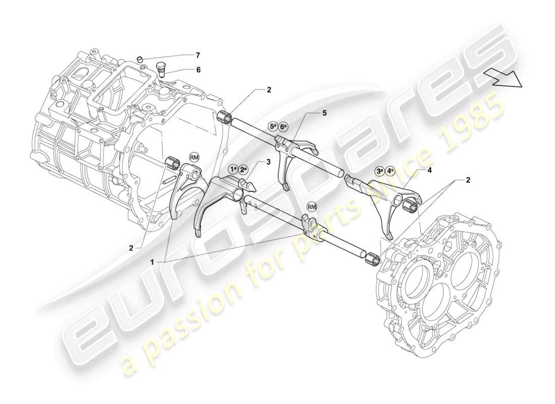 a part diagram from the lamborghini lp570-4 sl (2013) parts catalogue