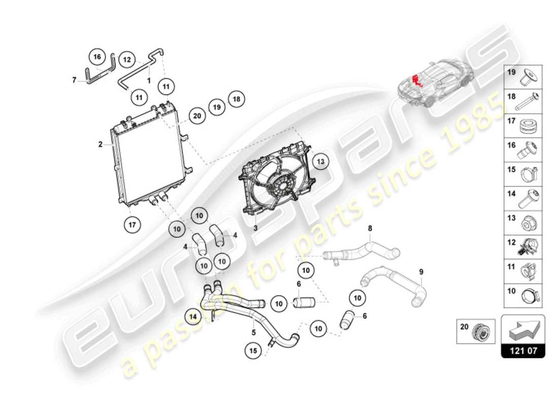 part diagram containing part number 47b121058e