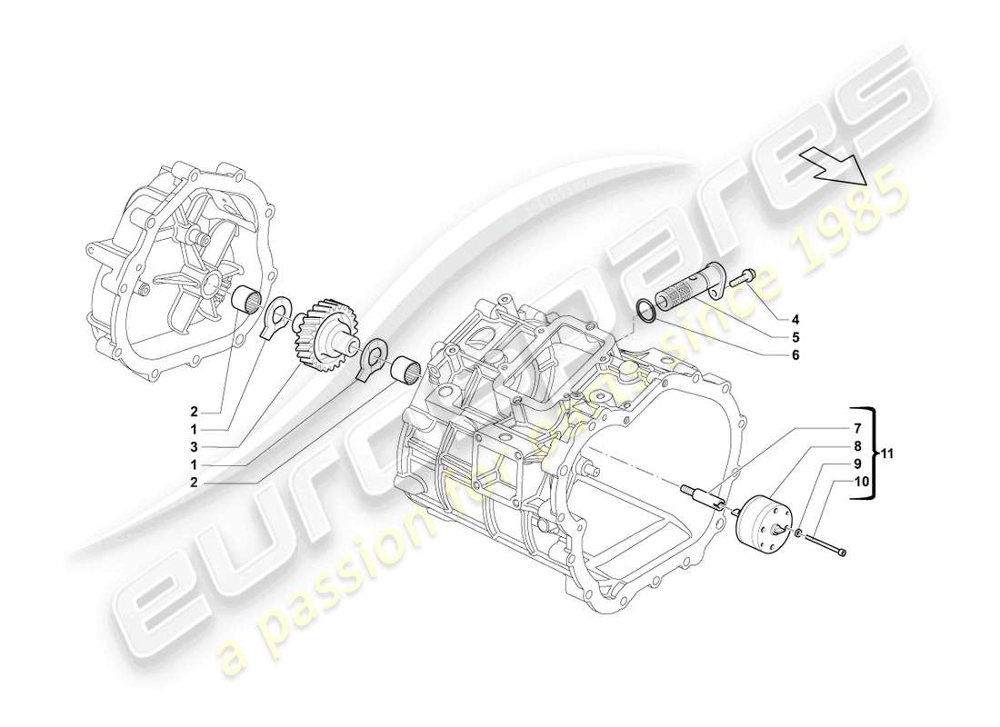 a part diagram from the lamborghini lp570-4 sl (2012) parts catalogue