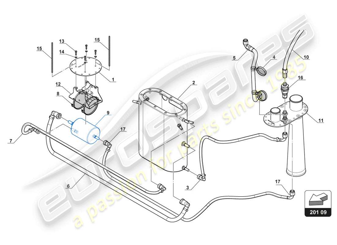 part diagram containing part number 4sa201403p