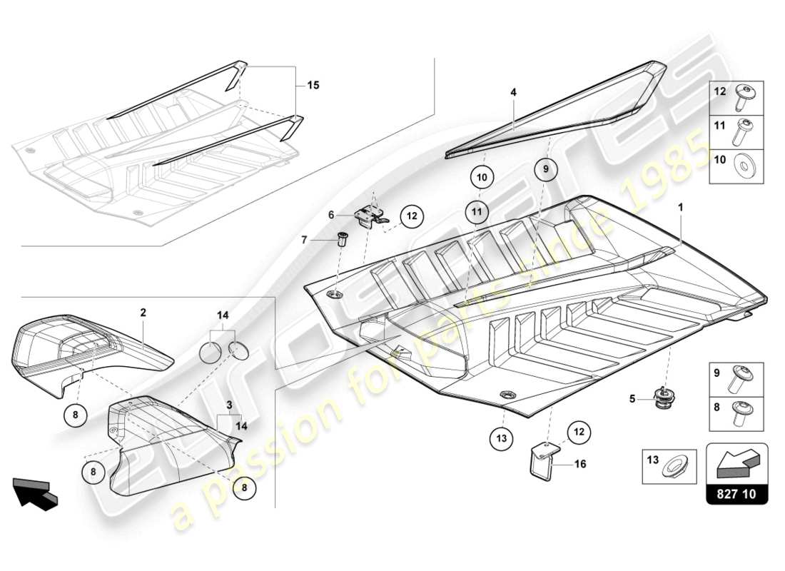 part diagram containing part number 8t0823433b