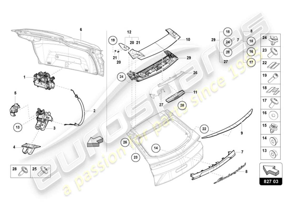 part diagram containing part number 4m0827717