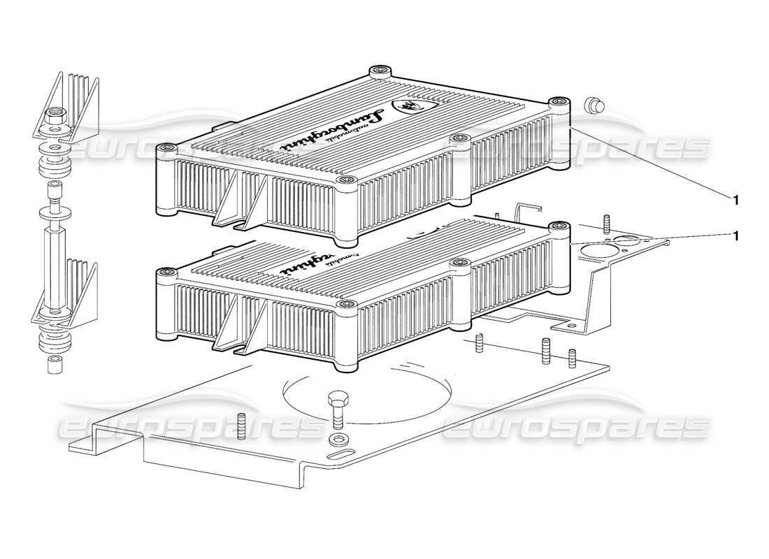 lamborghini diablo (1991) electronic injection units (valid for switzerland version - october 1991) parts diagram