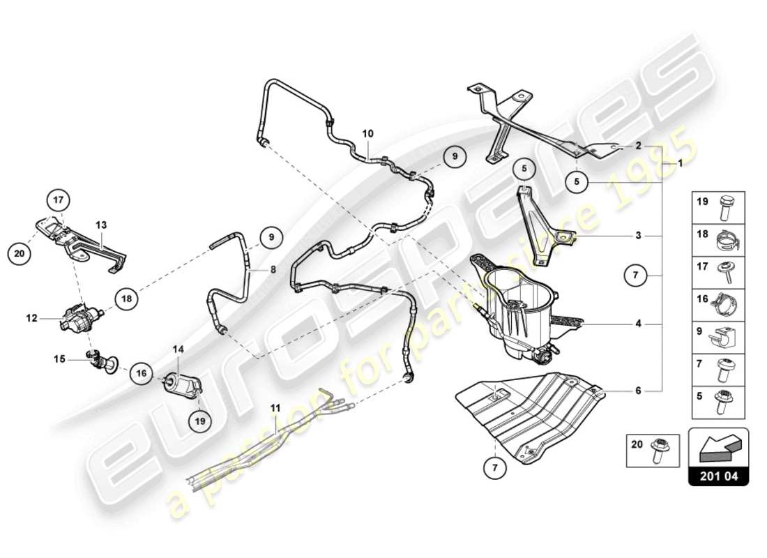 part diagram containing part number 8k0201799g