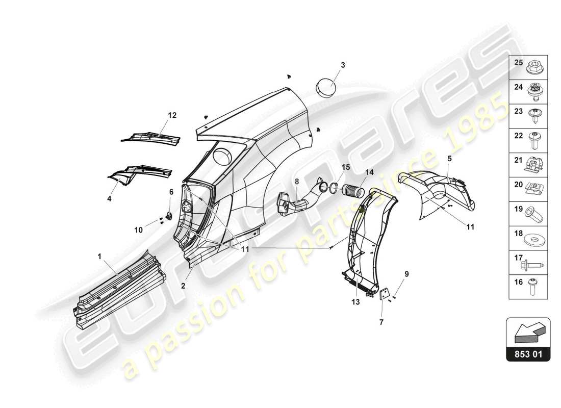 part diagram containing part number 4ta810142a