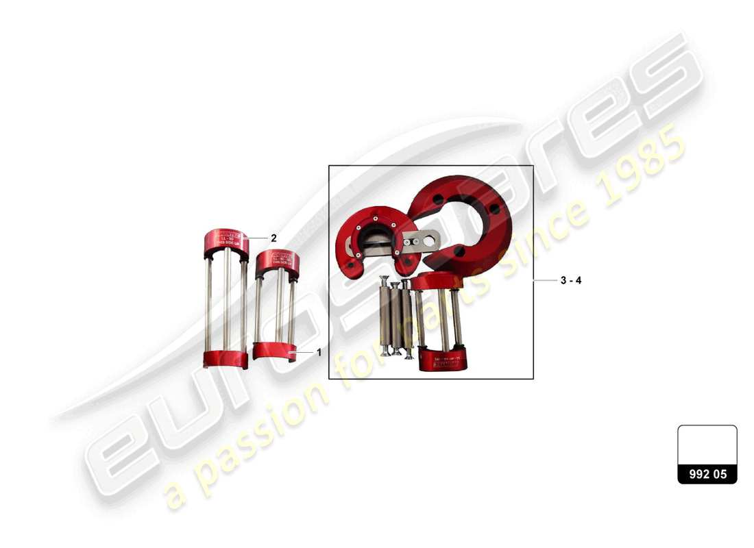 lamborghini 2015 (super trofeo) car lift kit part diagram