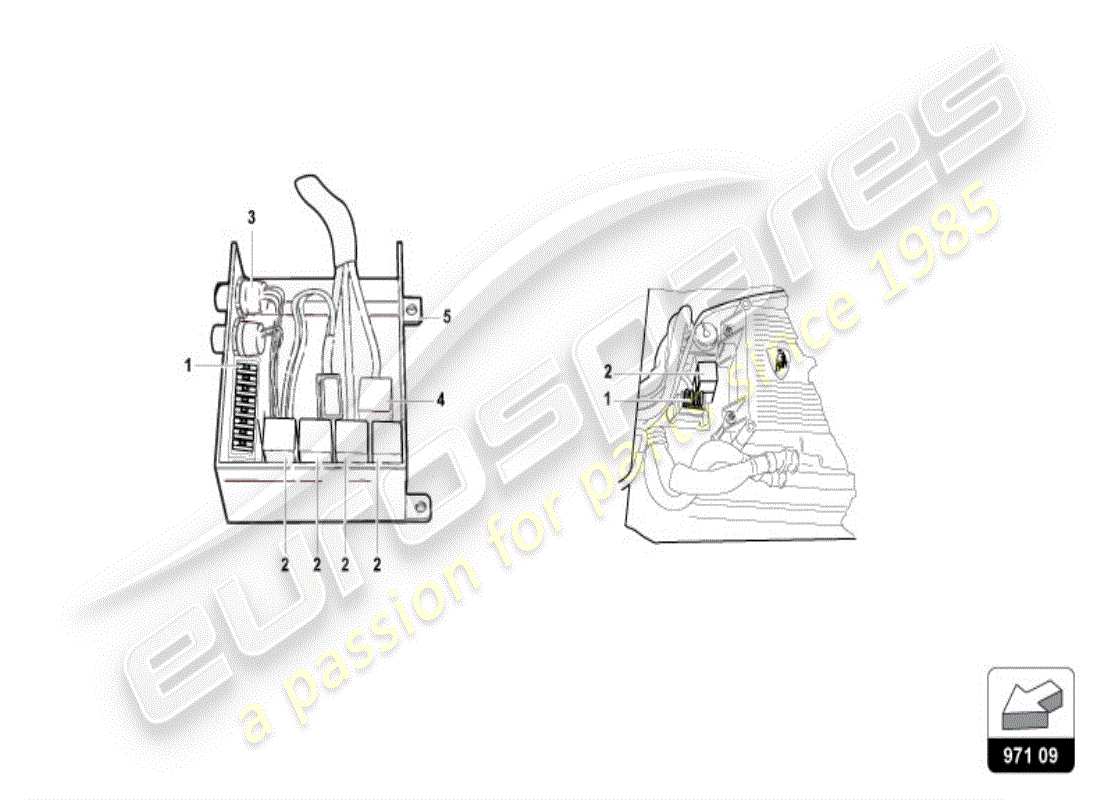 lamborghini diablo vt (1995) fuses parts diagram