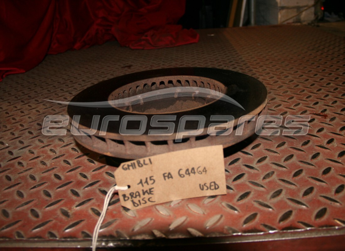 USED Maserati PIATTO PER DISCO FRENO ANTERIORE . PART NUMBER 115FA64464 (1)