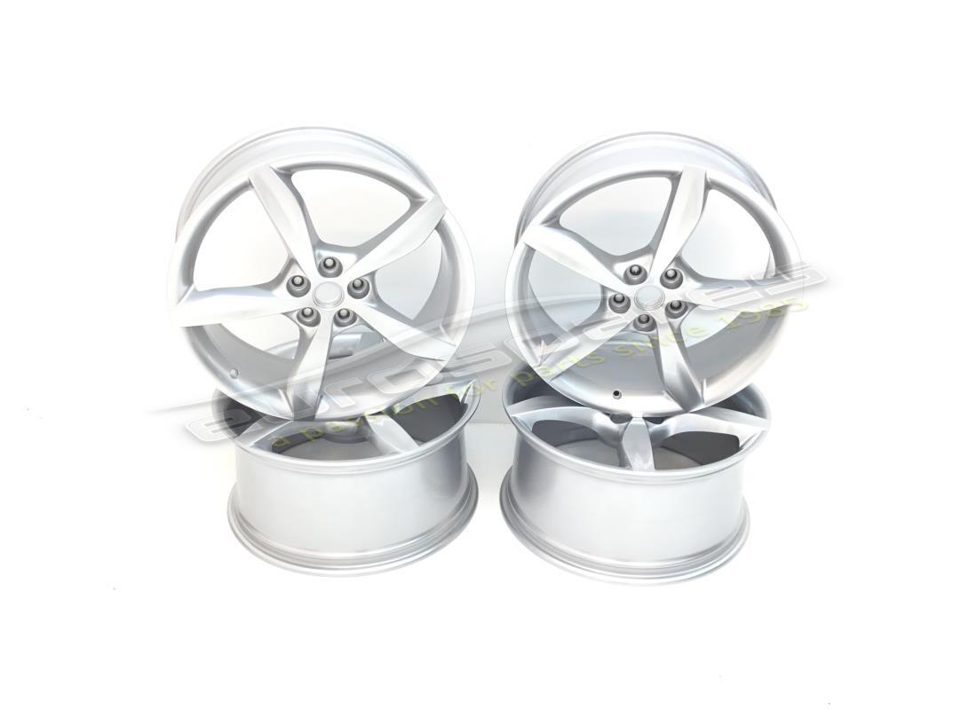 new ferrari 20 liquid silver wheels. part number 70004372 (1)