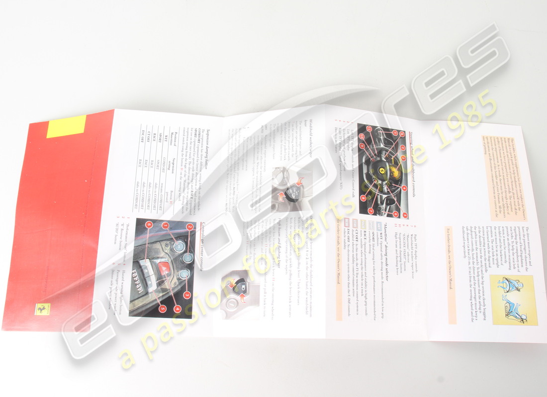 new ferrari quick guide. part number 84259500 (3)