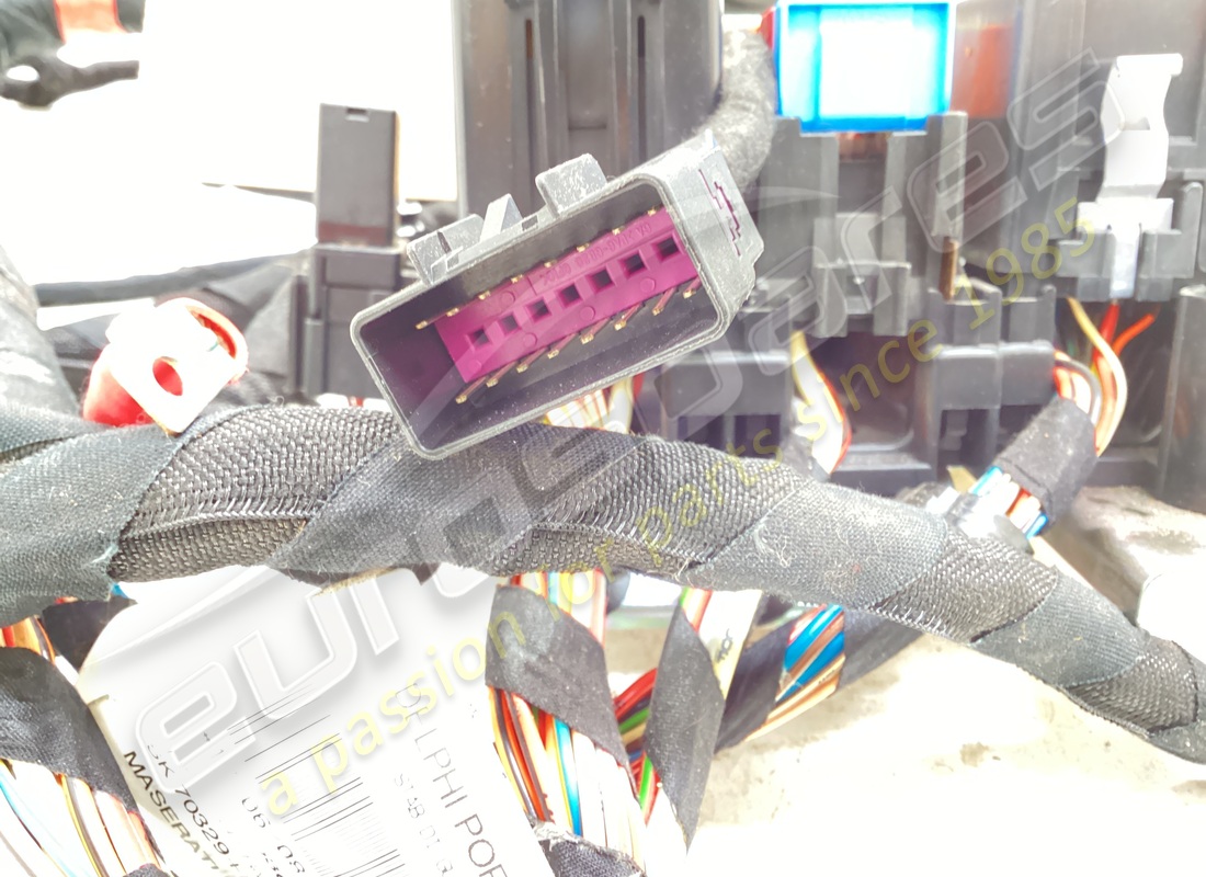 used maserati complete engine compt. wiring (opt). part number 228523 (4)