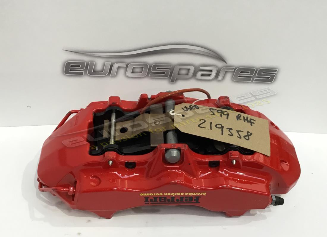 USED Ferrari RH FRONT CALIPER WITH PADS . PART NUMBER 219358 (1)