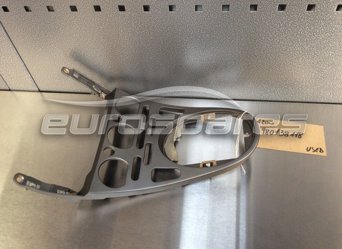 used maserati f1 controls trim plate grey. part number 980138118 (1)