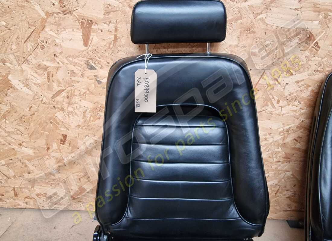 used ferrari pair black seats. part number 60899000 (2)