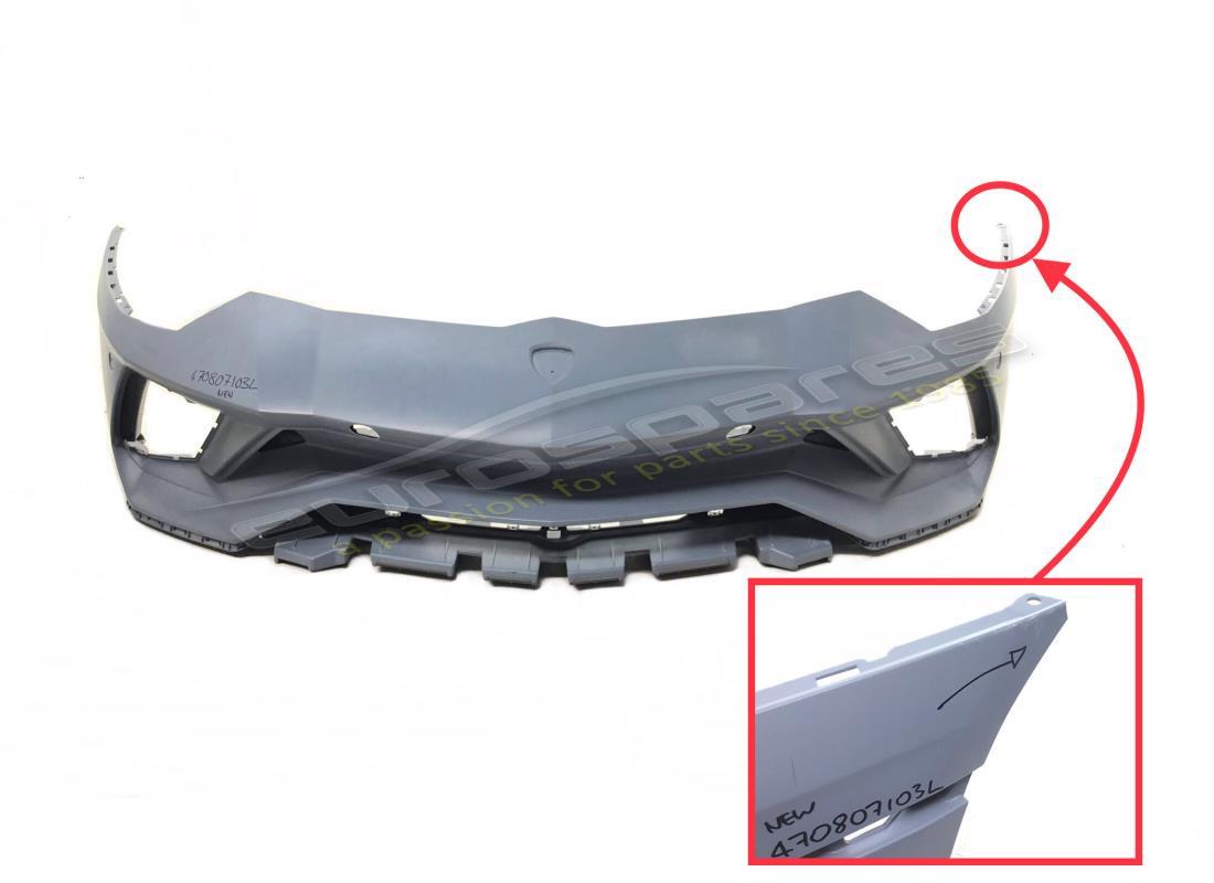 NEW (OTHER) Lamborghini FRONT BUMPER . PART NUMBER 470807103L (1)